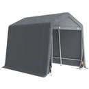 Outsunny Outdoor Garden Storage Shed Waterproof Bike Tent  W/ Zipper Doors