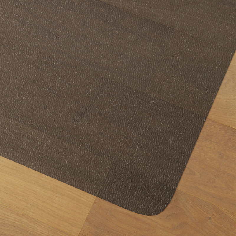 HOMCOM Home Office Hard Floor Protector Chair Mat Non Slip Frosted, Black