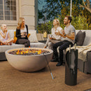 Outsunny 4 PCS Fireplace Companion Set, Metal Fireside Companion Set, Silver