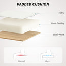 HOMCOM Ergonomic Swivel Computer Chair with Flip-up Armrests