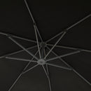 Outsunny 3(m) Garden Cantilever Parasol with Crank Aluminium Frame