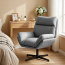 HOMCOM Accent Chair With 360 Swivel Dark Grey