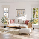 HOMCOM 2 Pack Indoor Artificial Plants, Faux Potted Silk Olive Trees