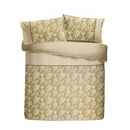 D & D Jasmine Duvet Cover Set in Champagne