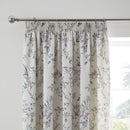 D & D Jazmine Pencil Pleat Curtains in Heather