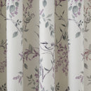 D & D Jazmine Pencil Pleat Curtains in Heather