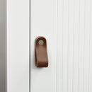 kleankin Slim Bathroom Storage Unit with Adjustable Shelf, White