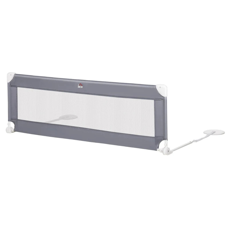 HOMCOM Children's Protective Bed-Side Guard - Grey
