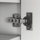 HOMCOM Bathroom Mirror Cabinet Wall Mounted, 60 x 15 x 60 cm, White