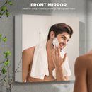 HOMCOM Bathroom Mirror Cabinet Wall Mounted, 60 x 15 x 60 cm, White