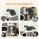 PawHut 75 Cm Cat Tree Cat Condo For Indoor Cats With Scratching Post