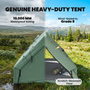 Outsunny Inflatable Tent, 4 Season Hot Tent 10000mm Waterproof, Green