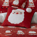Bedlam Jolly Santa Filled Cushion in Red