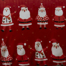 Bedlam Jolly Santa Duvet Cover Set in Red
