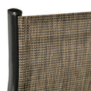 Outsunny Set Of 4 Garden Dining Chair Set Outdoor W/ High Back Armrest Brown