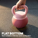 SPORTNOW Soft Kettlebell, 8kg Kettle Bell with Anti-Slip Grip for Home Gym