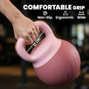 SPORTNOW Soft Kettlebell, 8kg Kettle Bell with Anti-Slip Grip for Home Gym
