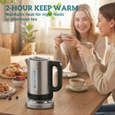 HOMCOM Electric Kettle, 1.7L Fast Boil, 3kW Water Kettle With Strix Thermost
