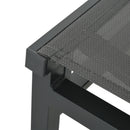 Outsunny 7 Piece Garden Dining Set with Breathable Mesh Seat, Aluminium Top