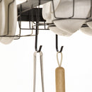 HOMCOM 93cm Over The Sink Dish Drainer Rack, 2 Tier Dish Rack For Kitchen, Black