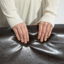 HOMCOM Armchair Accent Chair With Eucalyptus Wood Legs For Bedroom Brown