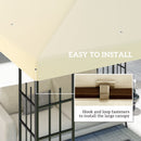 Outsunny 3 x 3(m) Gazebo Canopy Replacement Cover, UPF30+