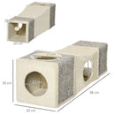 PawHut Cat Tunnel, Cat Play Tube for Indoor Kittens, Puppies, Rabbits