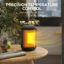 HOMCOM Ceramic Electric Heater, 1500W Fan Space Heater, Black