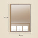 HOMCOM Wall Bathroom Mirror, Vanity Mirror, Grey