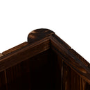 Outsunny Wooden Raised Garden Bed with Drainage Gaps