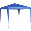 Outsunny Garden Gazebo Marquee Party Tent Wedding Canopy Patio Blue 2.7 X 2.7m