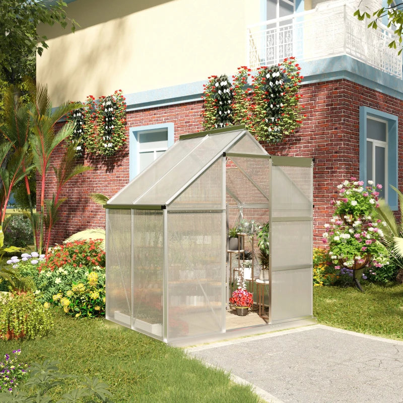 Outsunny Walk-In Greenhouse 6 x 4 ft