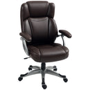 HOMCOM Tilting Executive Office Chair, PU Leather Desk Chair