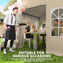 Outsunny 3 X 3 M Party Tent, Outdoor Canopy Tent With Sidewalls, Beige