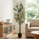 HOMCOM 175 Cm Artificial Olive Tree, Tall Faux Plant With 787 Leaves