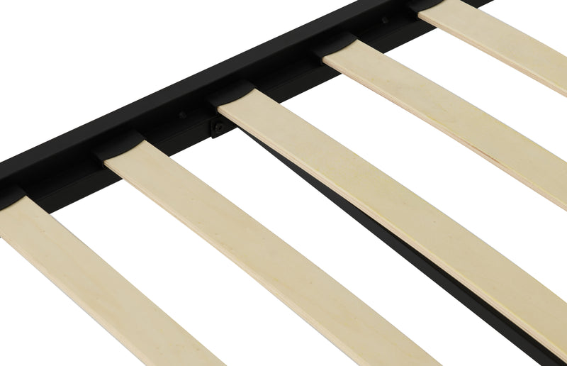 KELLY 3' SINGLE BED - BLACK