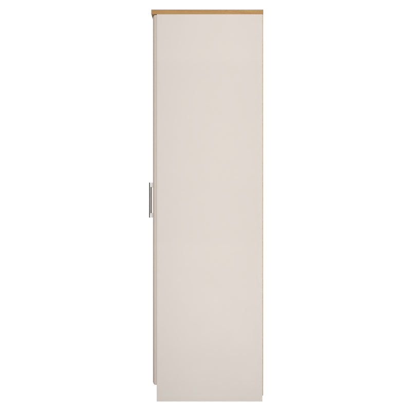 Kingston Ready Assembled 2 Door Wardrobe in Kashmir Ash & Modern Oak