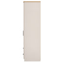 Kingston Ready Assembled 2 Door 2 Drawer Wardrobe in Kashmir Ash & Modern Oak