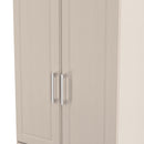 Kingston Ready Assembled 2 Door 2 Drawer Wardrobe in Kashmir Ash & Modern Oak