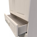 Kingston Ready Assembled 2 Door 2 Drawer Wardrobe in Kashmir Ash & Modern Oak