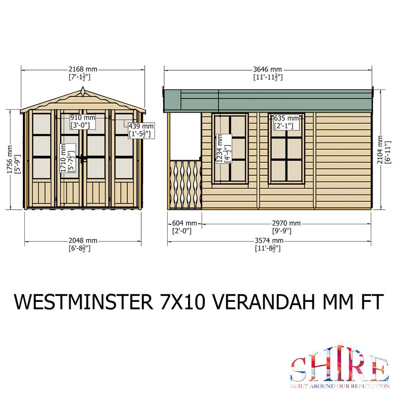 Kensington & Verandah Summerhouse