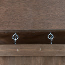 PawHut Wood Indoor Rabbit Hutch Elevated 2-Floor Guineas Pigs Cage w/ Wheels