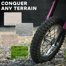 AIYAPLAY 24V Battery Powered Ride On Motorcycle with Rear Suspension