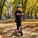 SPORTNOW Electric Scooter, Lightweight E Scooter With LED Display, Pink