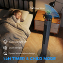 HOMCOM Oscillating Tower Fan Remote Control 3 Speed Modes Cooling Machine