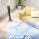 HOMCOM Oscillating Tower Fan Remote Control 3 Speed Modes Cooling Machine