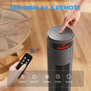 HOMCOM Oscillating Tower Fan Remote Control 3 Speed Modes Cooling Machine