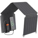 HOMCOM 36W Foldable Portable Solar Panel with Type-C to USB-A Charging Port
