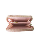 Snake Print Short Purse - Pink