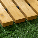 Outsunny Rollable Wooden Garden Pathway - Solid Pine Wood 185 X 60 Cm